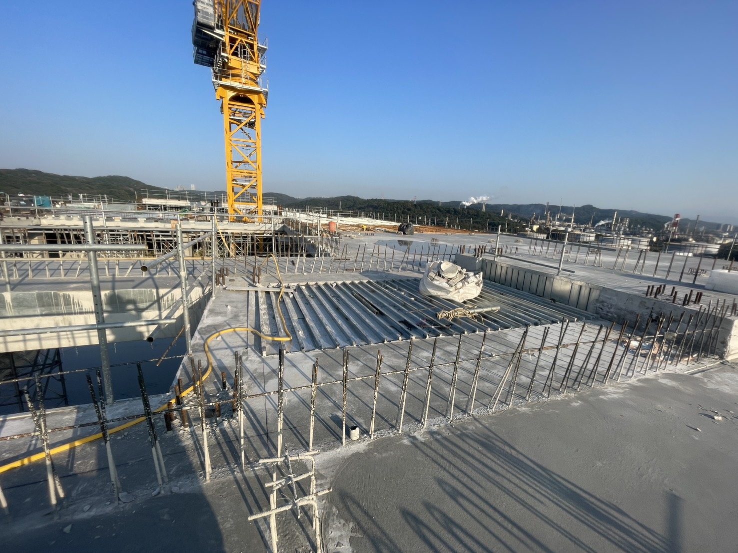 新建工程屋頂結構與城市天際線